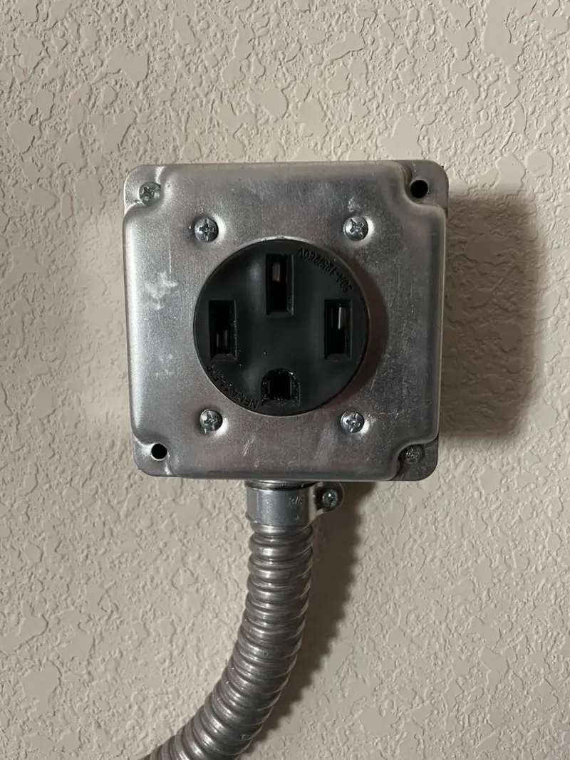 NEMA 14-50 outlet installed for Smart Home Electrical in St. Martinville