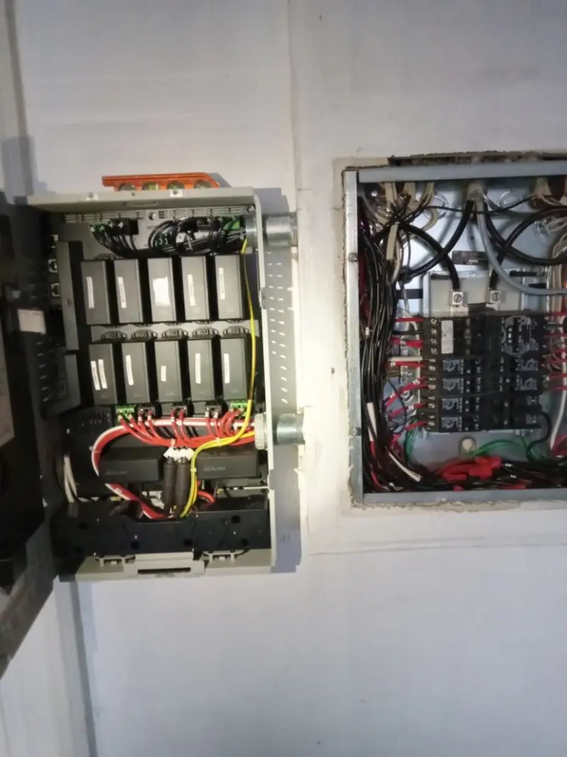 Electrical panel upgrade completed for Indoor Lighting Installation in St. Martinville